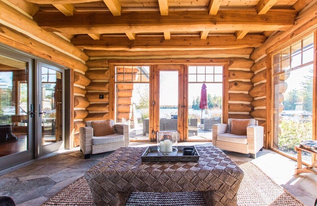 Stunning Log Cabin on 123 Acres