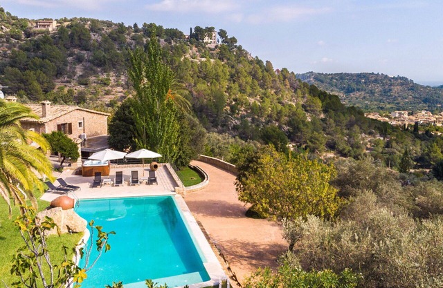 Casa de vacaciones privada con A/C, piscina privada, WIFI, TV, patio, vista panorámica