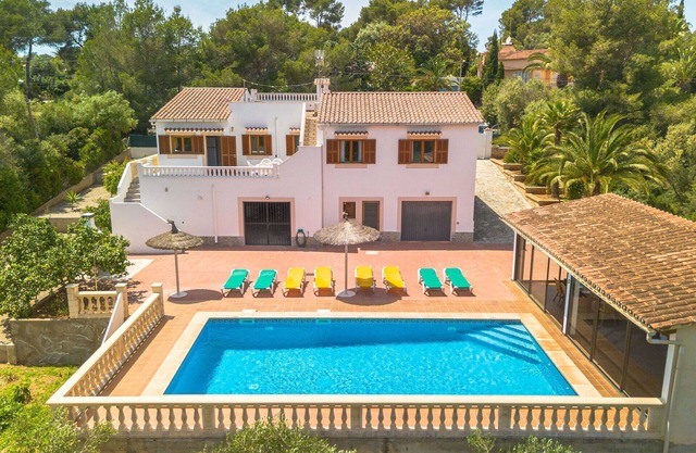Casa de vacaciones privada con piscina privada, A/C, WIFI, TV, terraza, vista panorámica