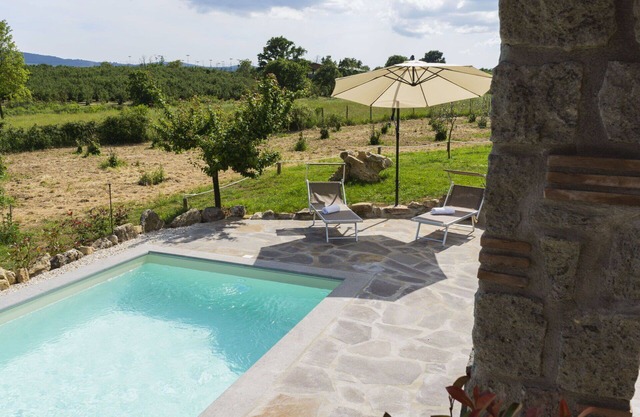 Casa de vacaciones privada con piscina privada, A/C, WIFI, TV, terraza, vista panorámica