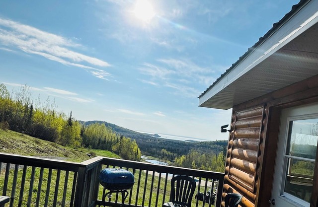 Stunning view of Lake Superior nestled on 61 acres.
