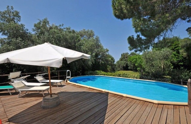 Preciosa casa de vacaciones con piscina privada, WIFI, TV, vista panorámica, aparcamiento