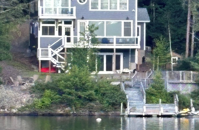 Nuevo estilo artesanal Waterfront Home, Hanson Cove, Moultonborough