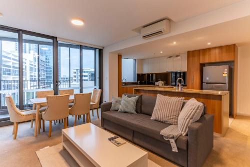 Stylish 2B Partial Water Views Next to Shopping