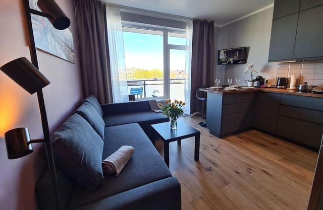 Stylish apartment with parking & spacious balcony