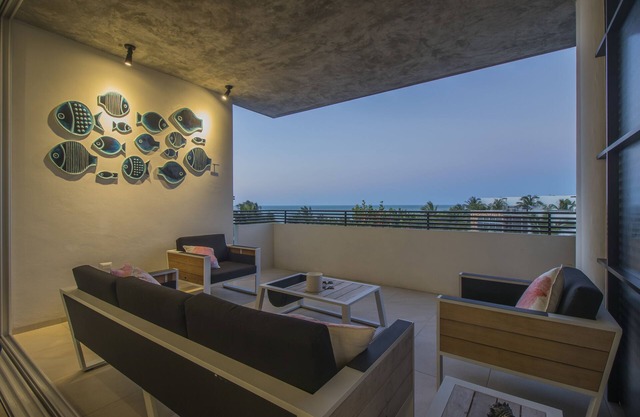 Elegante apartamento de playa