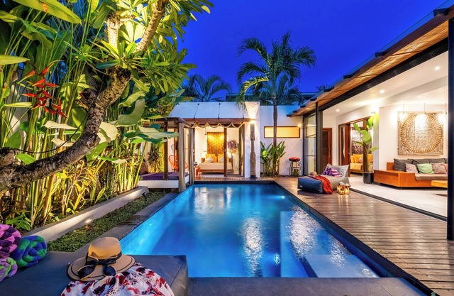 Villa-Pool-BBQ diseñada en Seminyak Side