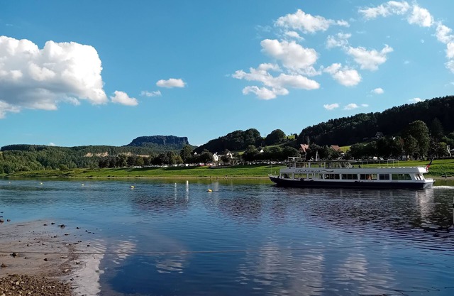 Stylish vacation apartment Zum Dorfladen Rathen in the heart of Saxon Switzerland