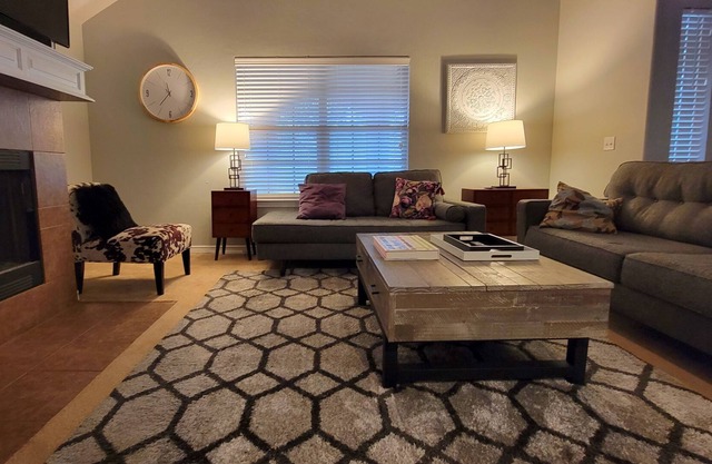 Suburban home with personality + a great location.