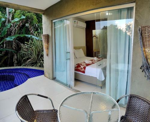 Suite com jacuzzi privativa