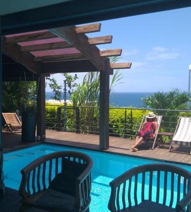 Suite INDIGO JACUZZI PRIVE PISCINE VUE MER acces cuisine laverie