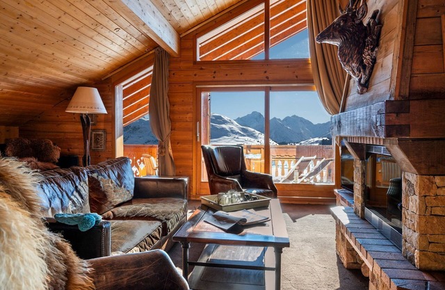 Suite prestigieuse avec vue montagne & cheminée