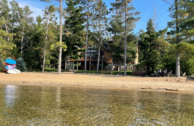 Hermosa casa en la playa de arena de azúcar