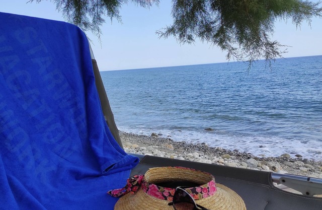 Sensación de verano en el estudio con fantásticas vistas al mar para 2-3 personas.