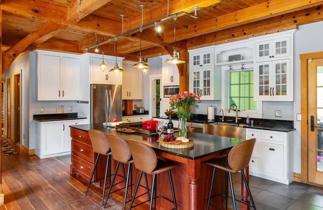 Sun-soaked, spacious post & beam home w/ views, fire-pit, garage. Dog friendly!
