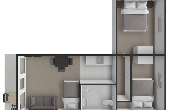 Sun Valley Motel - Unit 2 (2 bedrooms)