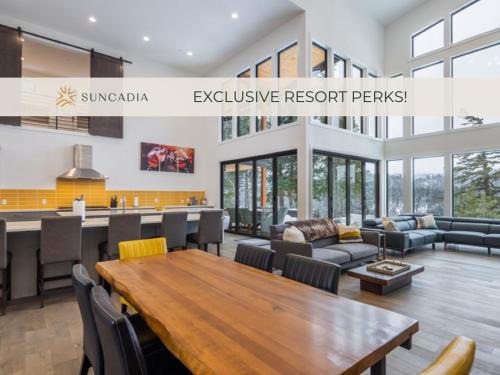Suncadia 7 Bdrm Home with Amazing View and a Hot Tub
