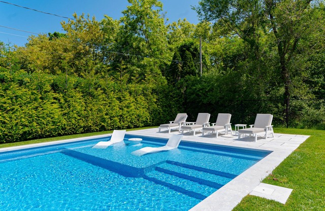Sunny home near private community beach with private pool, pool spa, backyard
