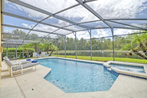 Sunny lake view villa with pool spa - close to attractions