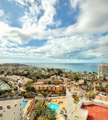 Sunny Oceanview studio apartment Ponderosa in Costa Adeje