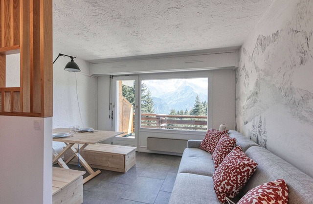 Estudio soleado, Mont Blanc, 2 pers, 25m², St-Gervais