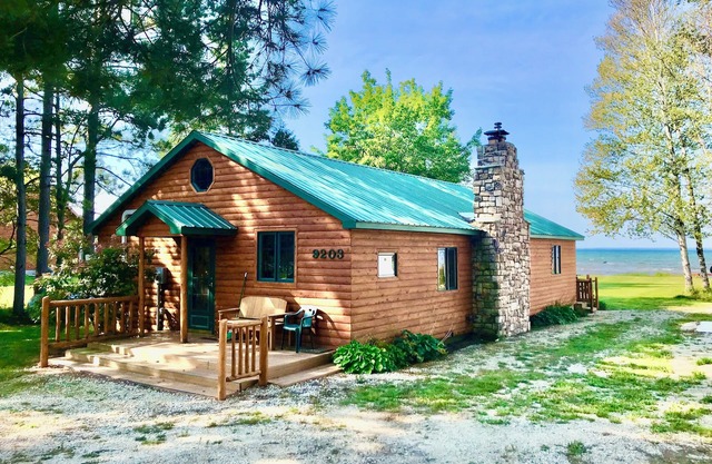 Sunset Beach Cottage on Lake Michigan with 240 feet of private sandy beach!