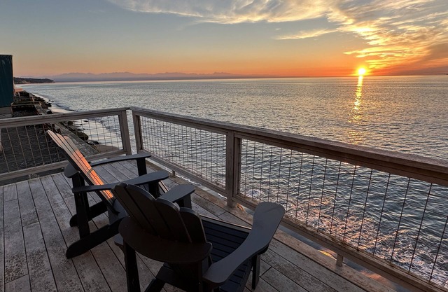 5⭐ Sunset Beach Haven - "Es como vivir en un barco" - ¡En serio frente al mar!