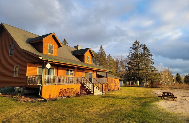 Sunset Beach House on Lake Michigan with 230 feet of private sandy beach!