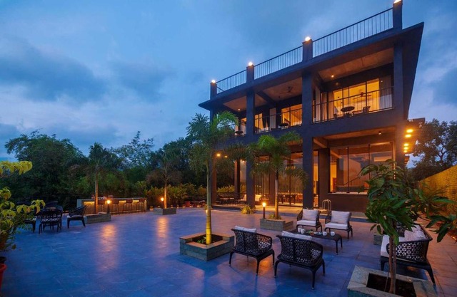 Sunset Boulevard by StayVista - Lakeside Villa with Pet-Friendly Ambiance, Deck, Terrace, Plunge Pool & Modern Flair