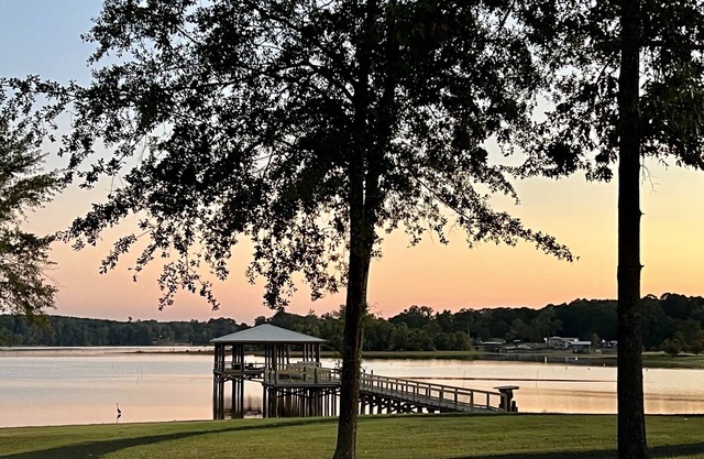 Super clean Waterfront home with private boat launch and fishing pier on site.