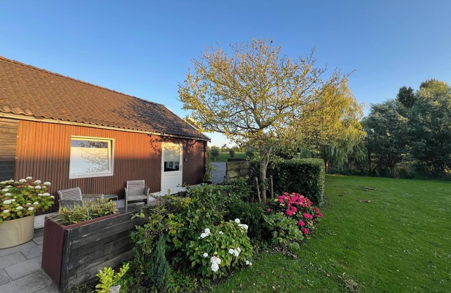 Superb vacation home with large private garden in rural setting.