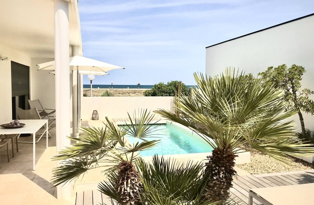 Magnífica villa con vistas panorámicas al mar.