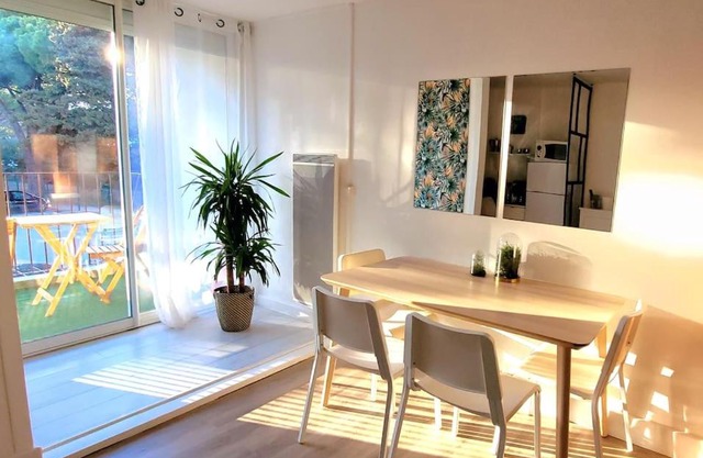 Superbe studio au calme à 8mn de la plage