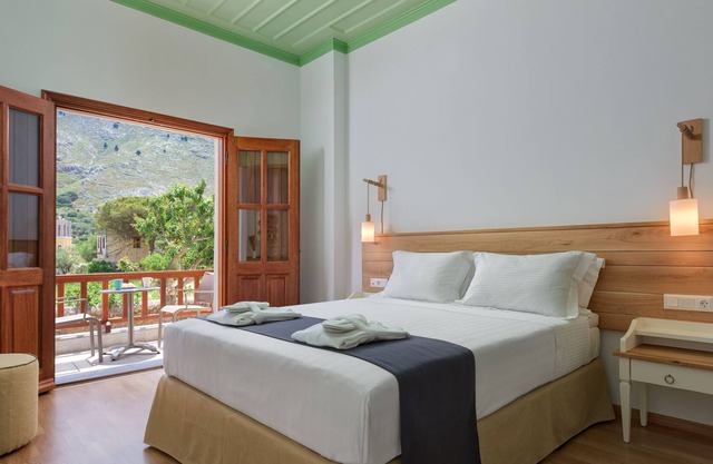 Apartamento Superior con terraza privada y vistas al mar A, Symi