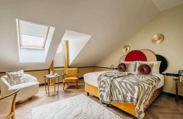 Superior Room with sofa and City View