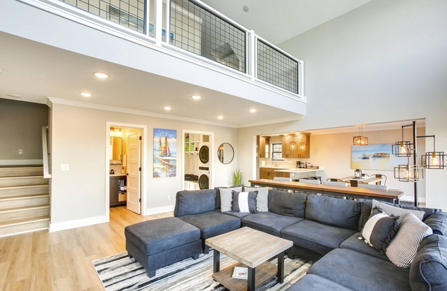 Suttons Bay Home: Hot Tub, Lake Views & Fire Pit
