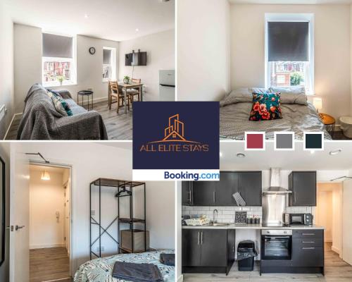 Swan House Apartment 2 - 1 Bed Apartment - Sleeps up to 4 - Free Parking - Liverpool - close to city centre - By ALL ELITE STAYS