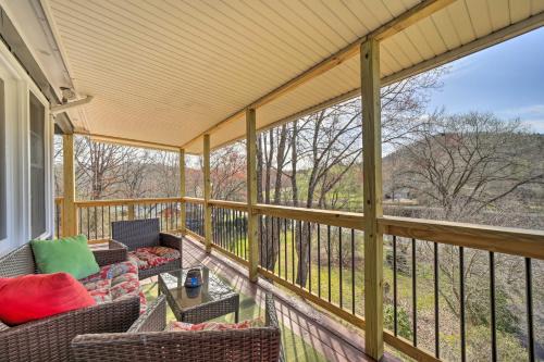 Sylva Riverfront Cabin Near WCU Pet-Friendly!