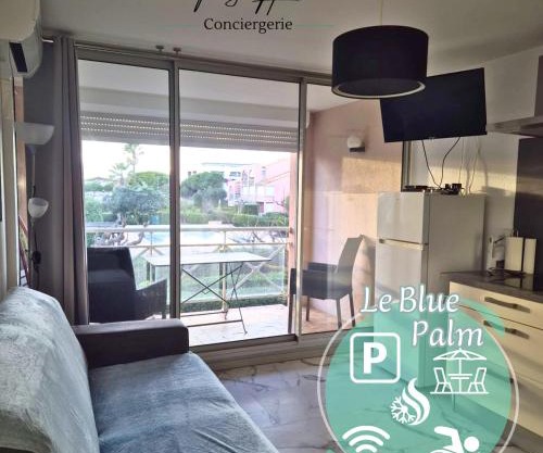 T2 Lumineux tout équipé avec piscine, parking privé et plage à 300m