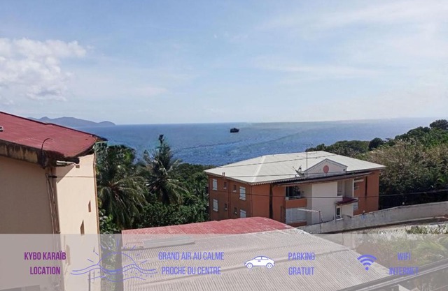 T3 Bel Enclos SCHOELCHER Kybo Karaib Location Vue mer Calme