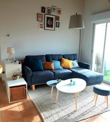 T3 duplex lumineux en centre-ville (plage à 10mn)