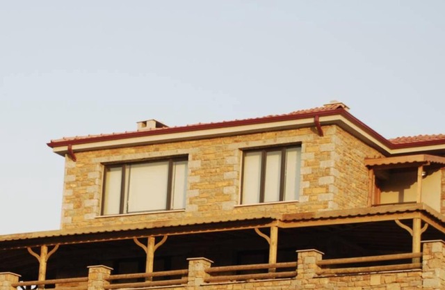 Taş Villa Ada Evi - 3+2 Dubleks, Verandalı