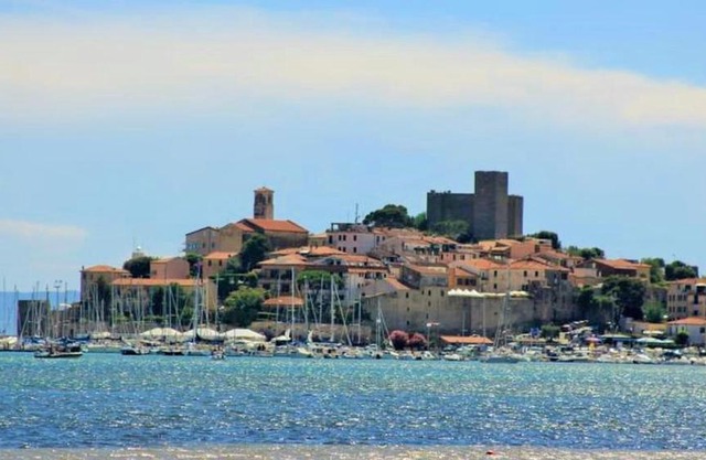 Talamone - Town and Blue Sea