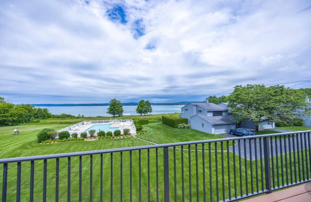 Tannery Creek! Condo with water view + pool!