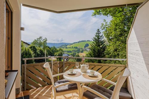 TANNWÄLDCHEN Wanderparadies vor der Tür Balkon mit Traumblick Sauna im Haus Tiefgarage E-Ladestation