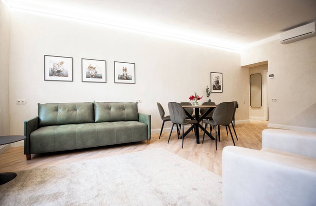 tARTuStays artist Viktoria Berešna decorated apartment with AC in fabulous Tartu