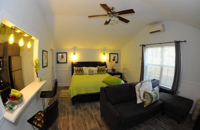 Tea Cake Cottage Suite nestled among 200 year old Live Oaks