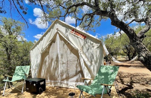 Tentrr Signature Site - Hill Country Adventure Outpost - 5A - Coleman Outfitted