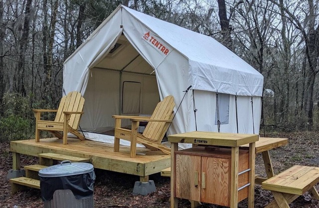 Tentrr State Park Site - Louisiana Chicot State Park - Site F - Single Camp