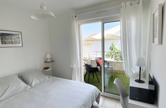 Terrace apartment - Direct sea access - Wifi fiber